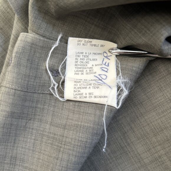 Hugo Boss Button Up Shirt Mens Medium Regular Fit Green Gray Long Sleeve Casual - Picture 8 of 9